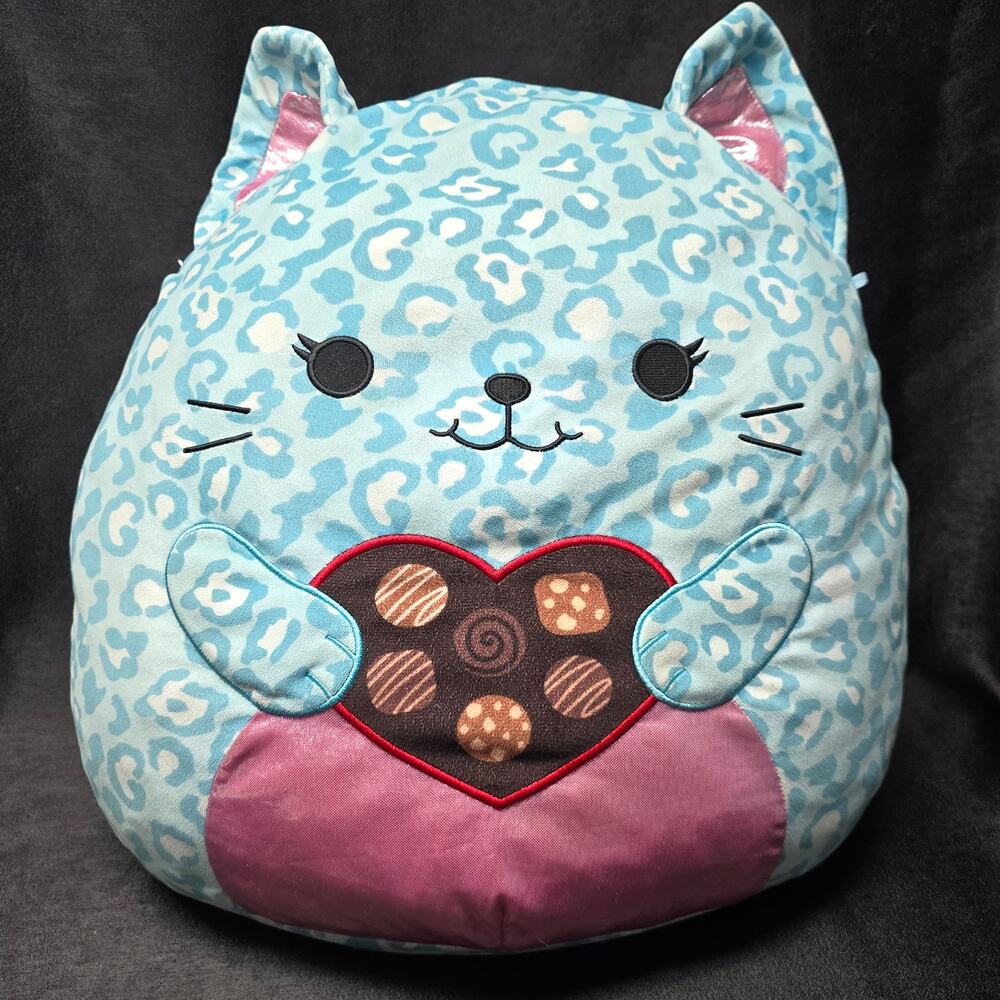 Original Squishmallows Caitriona the Cat w. Chocolate Large Soft Plush Animal